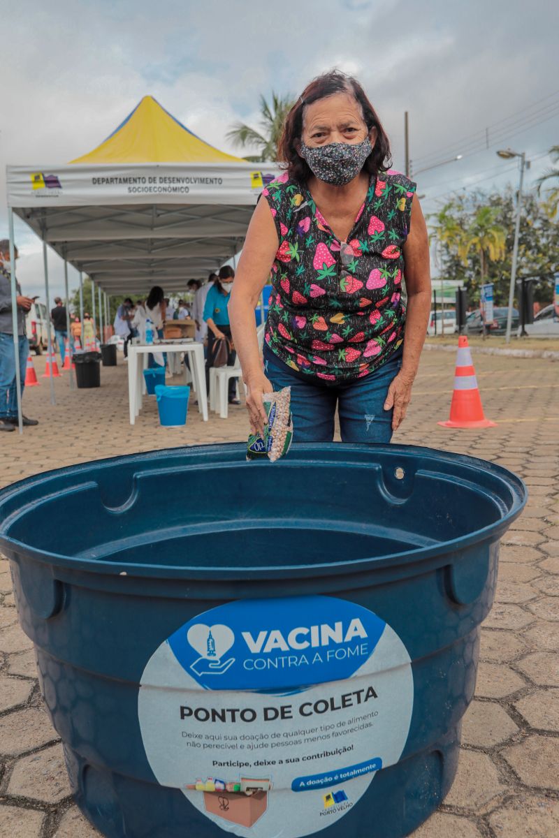 No local será possível fazer doação de alimentos 